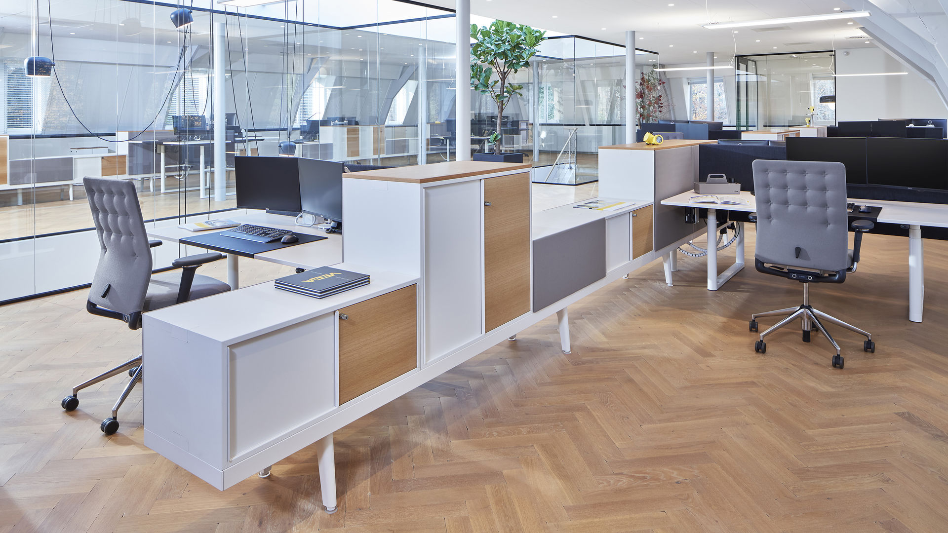 办公屏风|办公屏风系统|办公家具|华体会体育官方在线官网家具|Level 34 多功能台柜组合